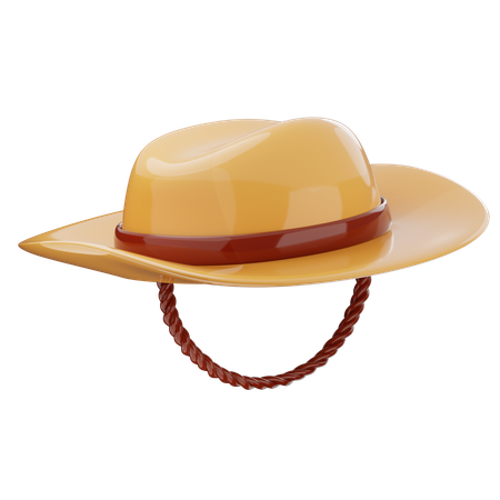 Chapeau de camping  3D Icon