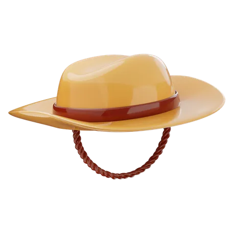 Chapeau de camping  3D Icon