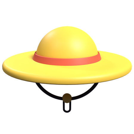 Chapeau de camping  3D Icon