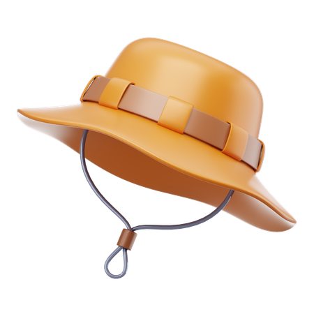 Chapeau de camping  3D Icon