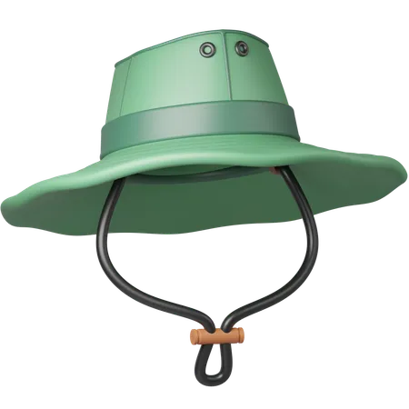 Chapeau de camping  3D Icon