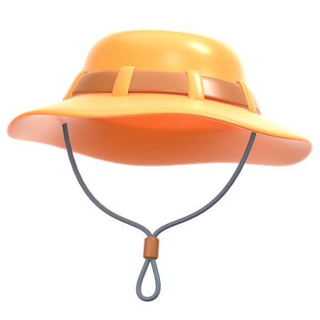 Chapeau de camping  3D Icon