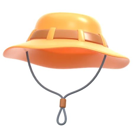 Chapeau de camping  3D Icon