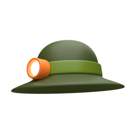 Chapeau de camping  3D Icon