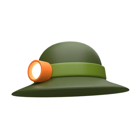 Chapeau de camping  3D Icon