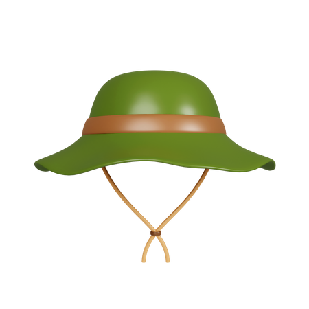 Chapeau de camping  3D Icon