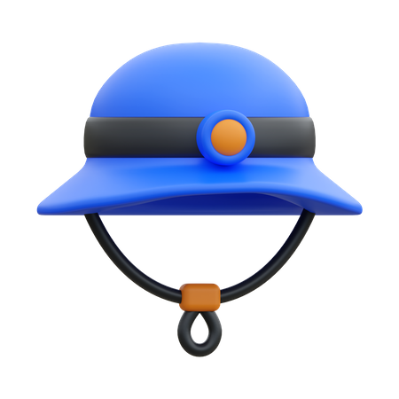 Chapeau de camping  3D Icon