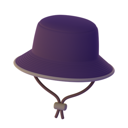 Chapeau de camping  3D Icon