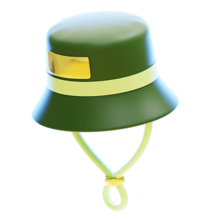 Chapeau de camping  3D Icon