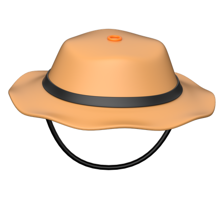 Chapeau de camping  3D Icon