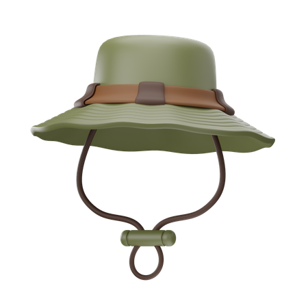 Chapeau de camping  3D Icon