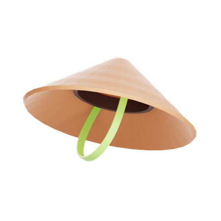 Chapeau de carex  3D Icon