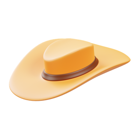 Chapeau de cowboy  3D Icon