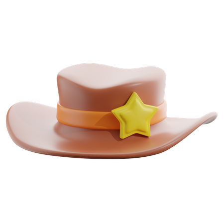 Chapeau de cowboy  3D Icon