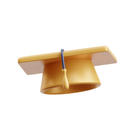 Chapeau de diplôme  3D Icon