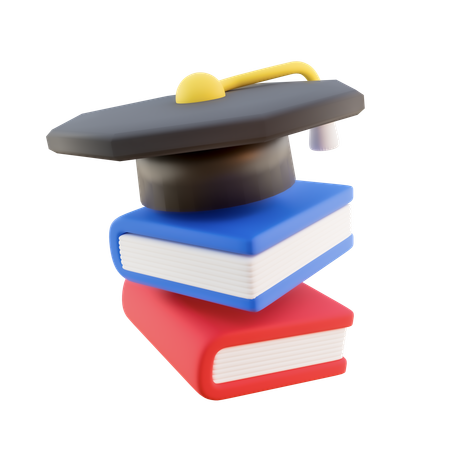 Chapeau de diplômé  3D Icon