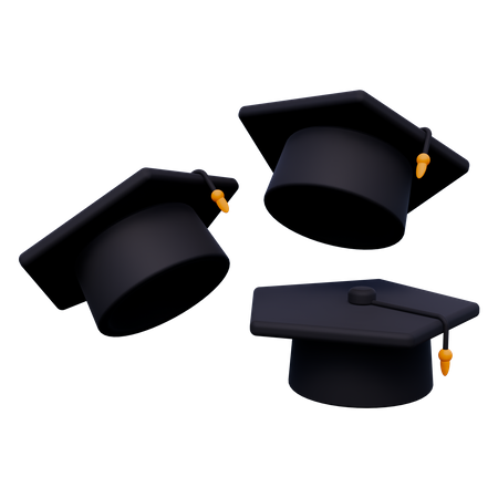 Chapeau de remise de diplôme  3D Icon