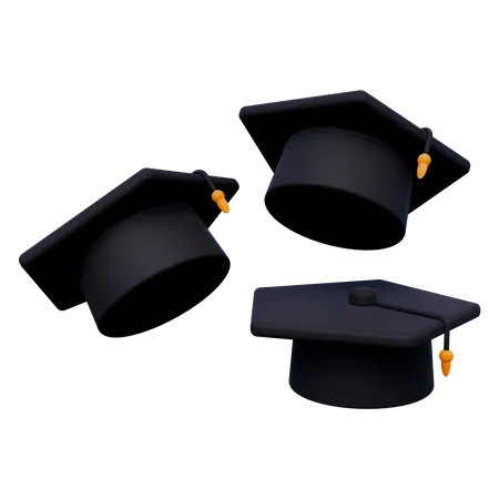 Chapeau de remise de diplôme  3D Icon