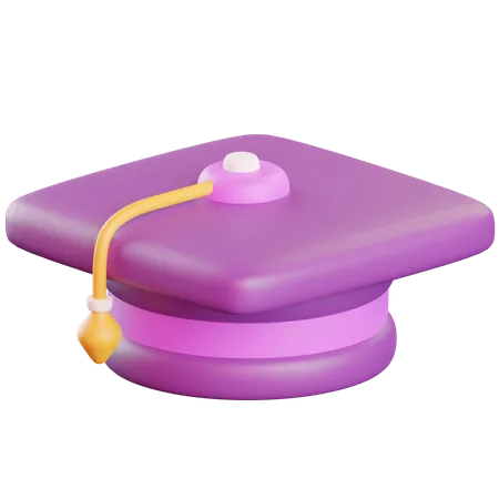 Chapeau de remise de diplôme  3D Icon