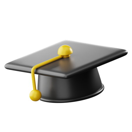 Chapeau de remise de diplôme  3D Icon