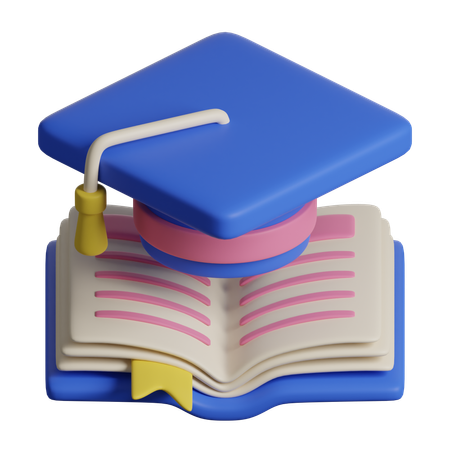 Chapeau de remise de diplôme  3D Icon