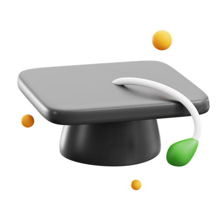 Chapeau de remise de diplôme  3D Icon