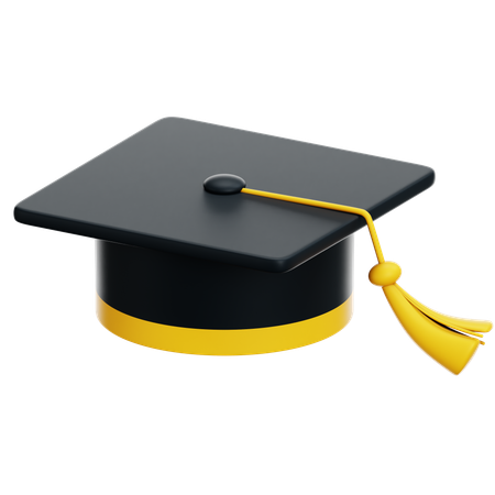 Chapeau de remise de diplôme  3D Icon