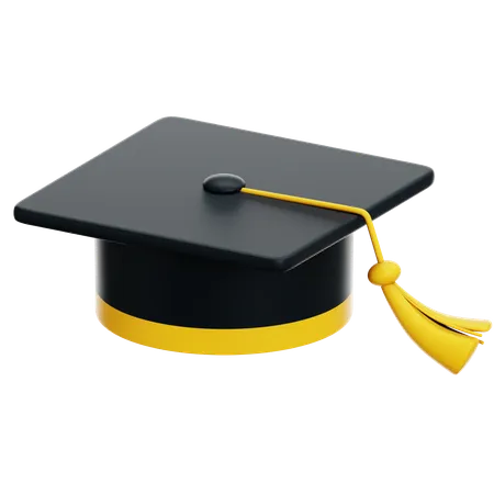 Chapeau de remise de diplôme  3D Icon