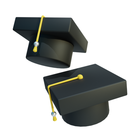 Chapeau de remise de diplôme  3D Icon