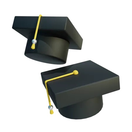 Chapeau de remise de diplôme  3D Icon