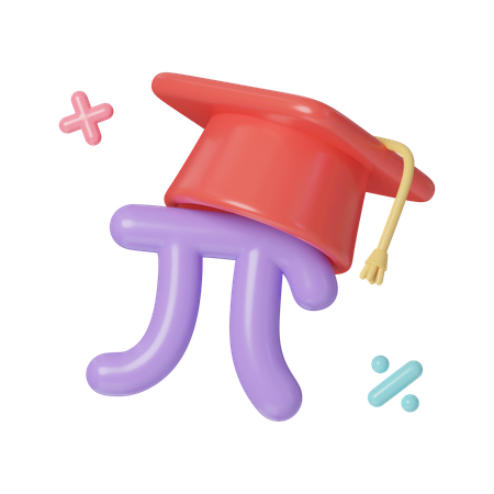 Chapeau de remise de diplôme  3D Icon