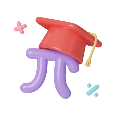 Chapeau de remise de diplôme  3D Icon