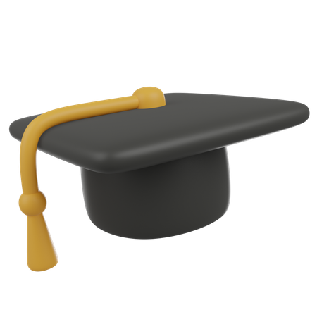 Chapeau de remise de diplôme  3D Icon