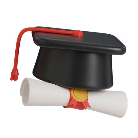 Chapeau de remise de diplôme  3D Icon