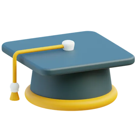 Chapeau de remise de diplôme  3D Icon