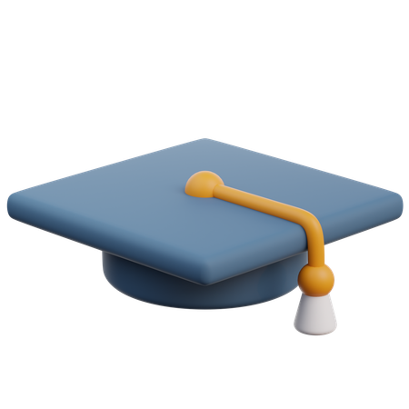 Chapeau de remise de diplôme  3D Icon