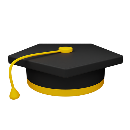 Chapeau de remise de diplôme  3D Icon