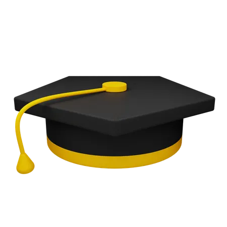 Chapeau de remise de diplôme  3D Icon