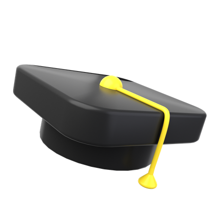 Chapeau de remise de diplôme  3D Icon