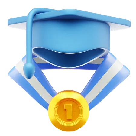 Chapeau de remise de diplôme  3D Icon