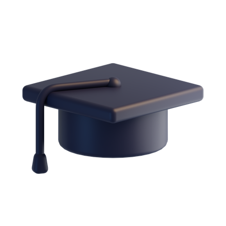 Chapeau de remise de diplôme  3D Icon