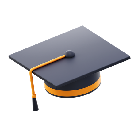 Chapeau de remise de diplôme  3D Icon