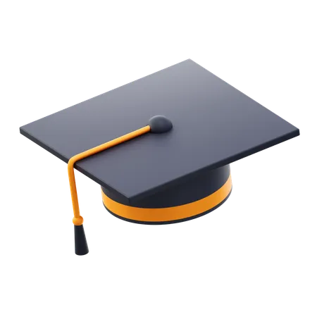 Chapeau de remise de diplôme  3D Icon