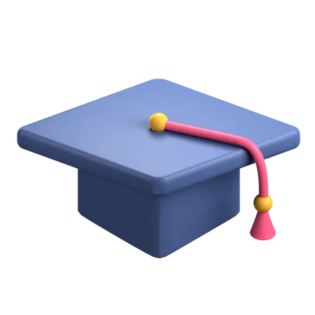 Chapeau de remise de diplôme  3D Illustration