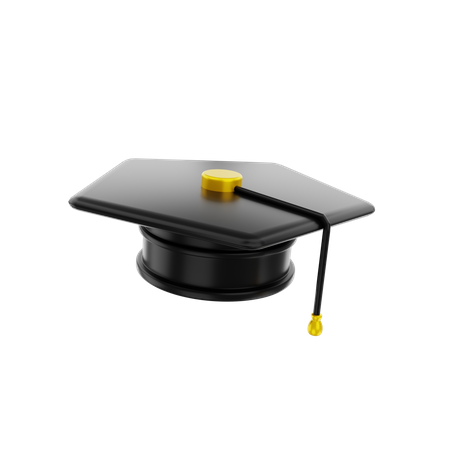 Chapeau de remise de diplôme  3D Illustration