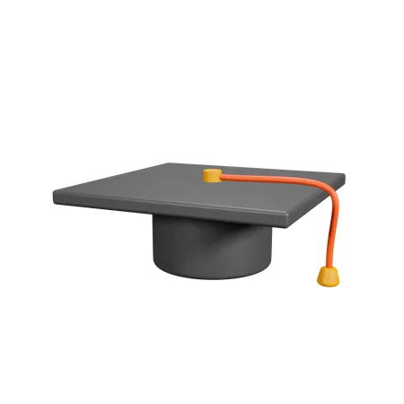 Chapeau de remise de diplôme  3D Illustration