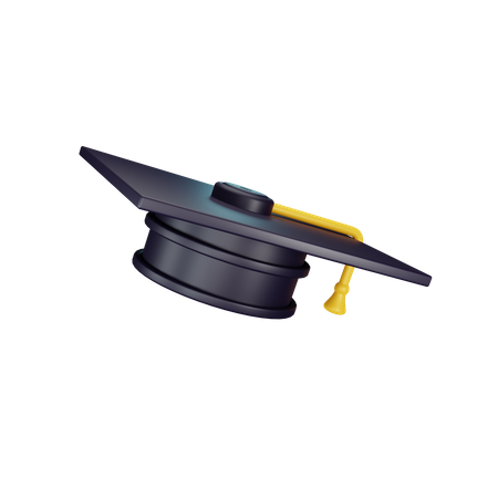 Chapeau de remise de diplôme  3D Illustration