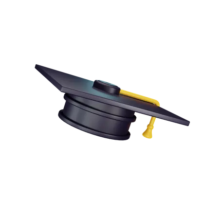 Chapeau de remise de diplôme  3D Illustration