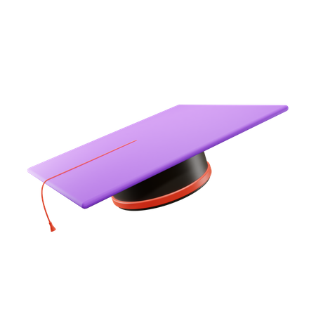 Chapeau de remise de diplôme  3D Illustration