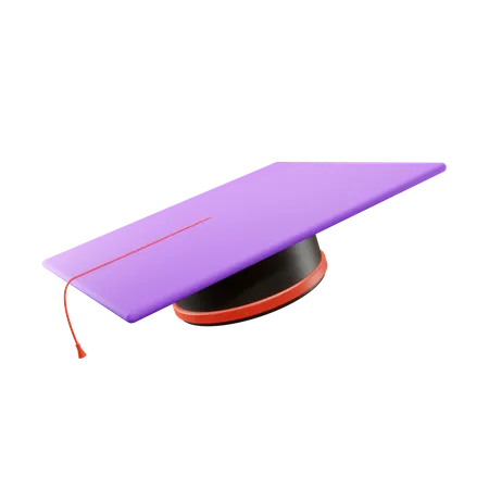 Chapeau de remise de diplôme  3D Illustration